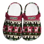 personalized arizona cardinals christmas motif clogs best selling