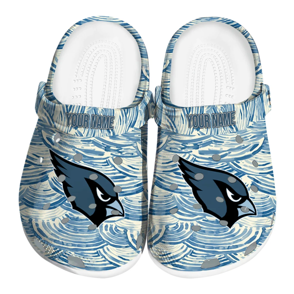 personalized arizona cardinals sea swirls clogs best selling personalized arizona cardinals sea swirls clogs best selling