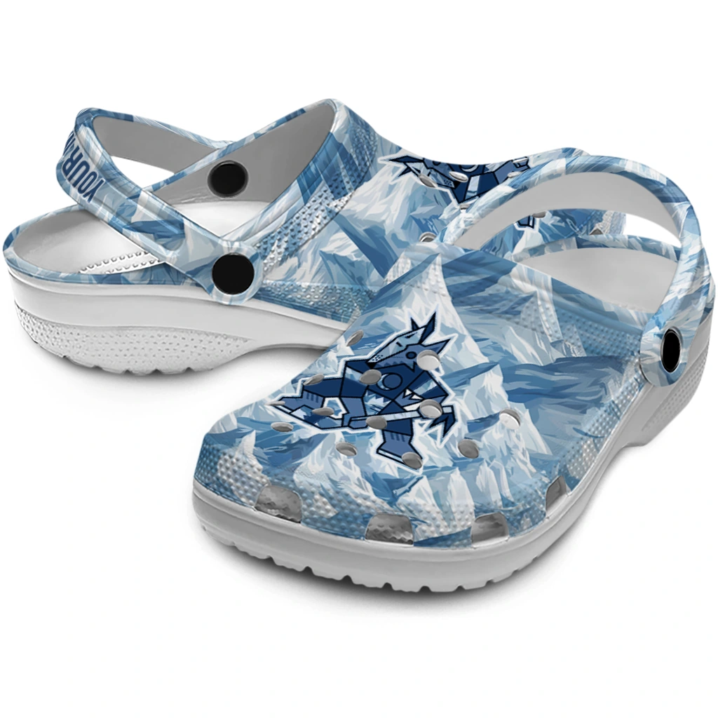 personalized arizona coyotes mountain artwork clogs high quality personalized arizona coyotes mountain artwork clogs high quality