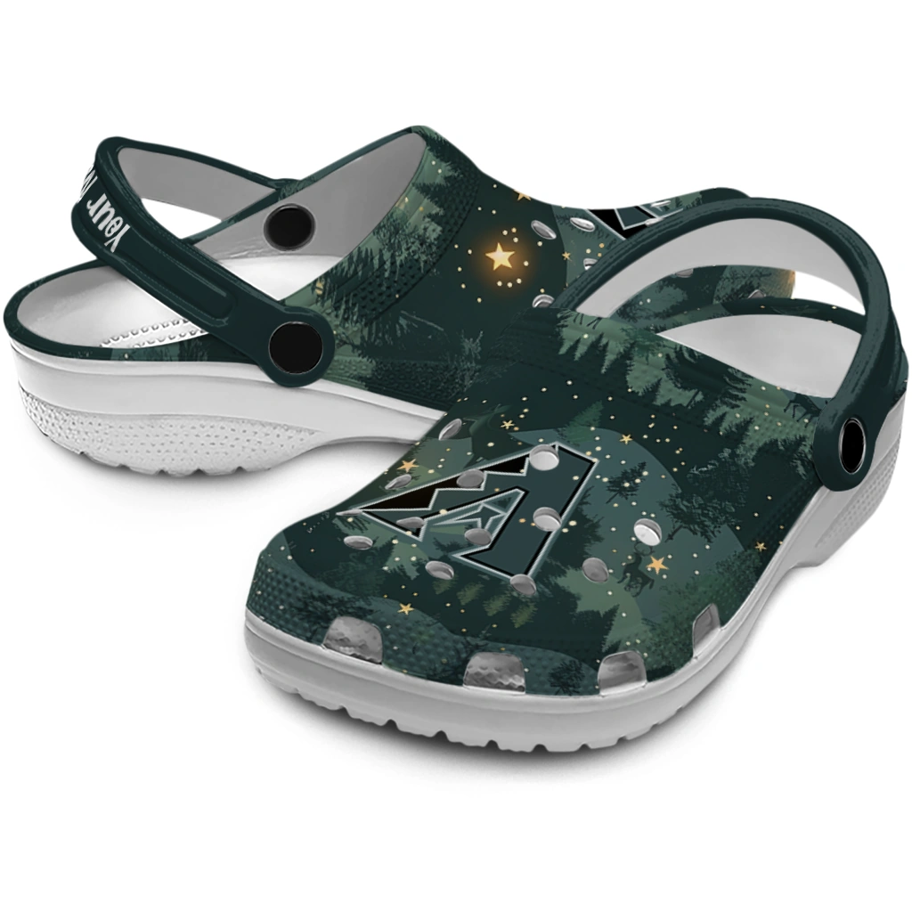 personalized arizona diamondbacks deer nightscape clogs high quality personalized arizona diamondbacks deer nightscape clogs high quality