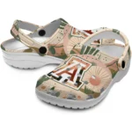personalized arizona wildcats desert cactus pattern clogs best selling