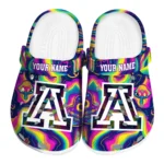 personalized arizona wildcats swirling mushrooms clogs best selling