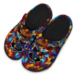 personalized arkansas state red wolves prism pieces clogs best selling