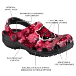 personalized arkansas state red wolves snowy hills clogs best selling