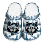 personalized arkansas state red wolves snowy mountains clogs best selling