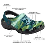 personalized army black knights hills illustration clogs best selling