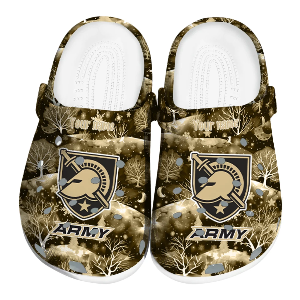 personalized army black knights snowy hills clogs best selling personalized army black knights snowy hills clogs best selling