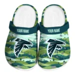 personalized atlanta falcons hills illustration clogs best selling