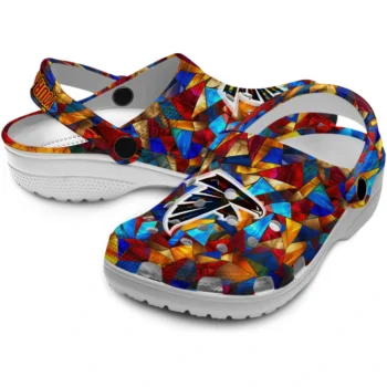 personalized atlanta falcons prism pieces clogs high quality
