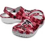 personalized atlanta falcons snowy hills clogs best selling