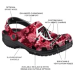personalized atlanta falcons snowy hills clogs best selling