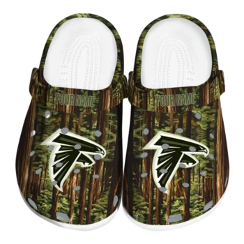 personalized atlanta falcons woods forest designs clogs best selling