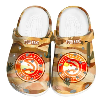personalized atlanta hawks desert layers clogs best selling