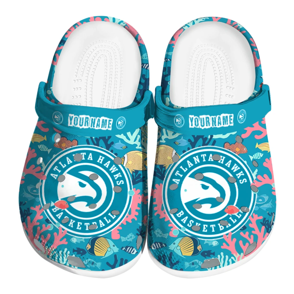 personalized atlanta hawks tropical fish ocean clogs best selling personalized atlanta hawks tropical fish ocean clogs best selling