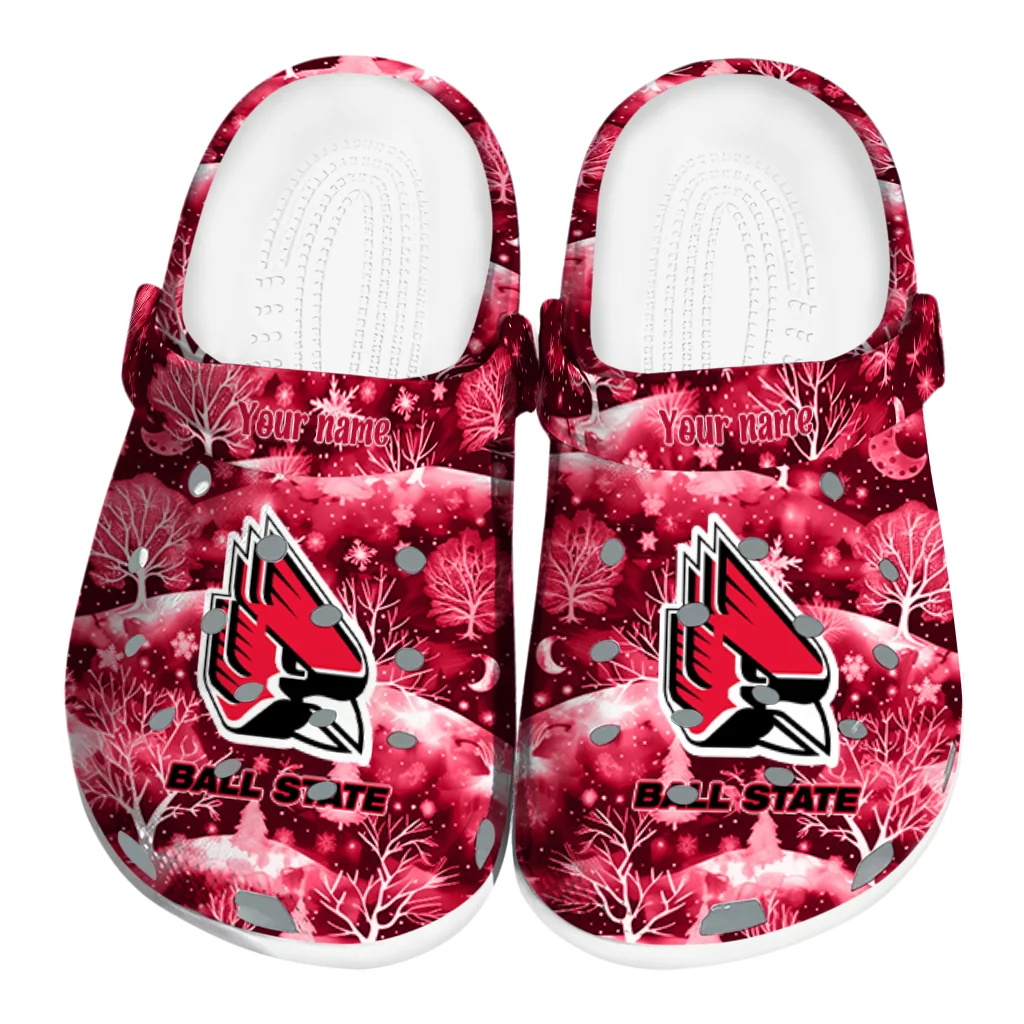 personalized ball state cardinals snowy hills clogs best selling personalized ball state cardinals snowy hills clogs best selling