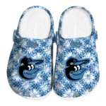 personalized baltimore orioles snowflake mosaic clogs best selling