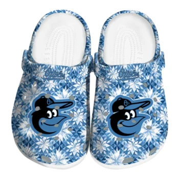 personalized baltimore orioles snowflake mosaic clogs best selling
