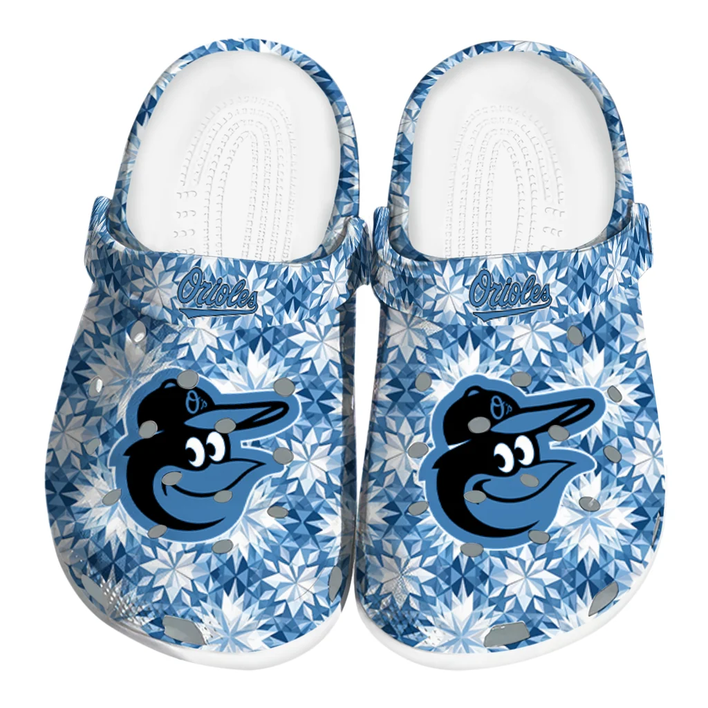 personalized baltimore orioles snowflake mosaic clogs best selling personalized baltimore orioles snowflake mosaic clogs best selling