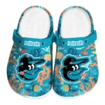 personalized baltimore orioles tropical fish ocean clogs best selling