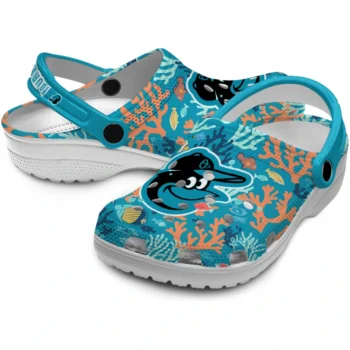 personalized baltimore orioles tropical fish ocean clogs high quality