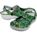 personalized baltimore orioles tropical leaves clogs best selling