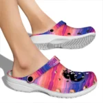 personalized baltimore orioles wavy stripes clogs best selling