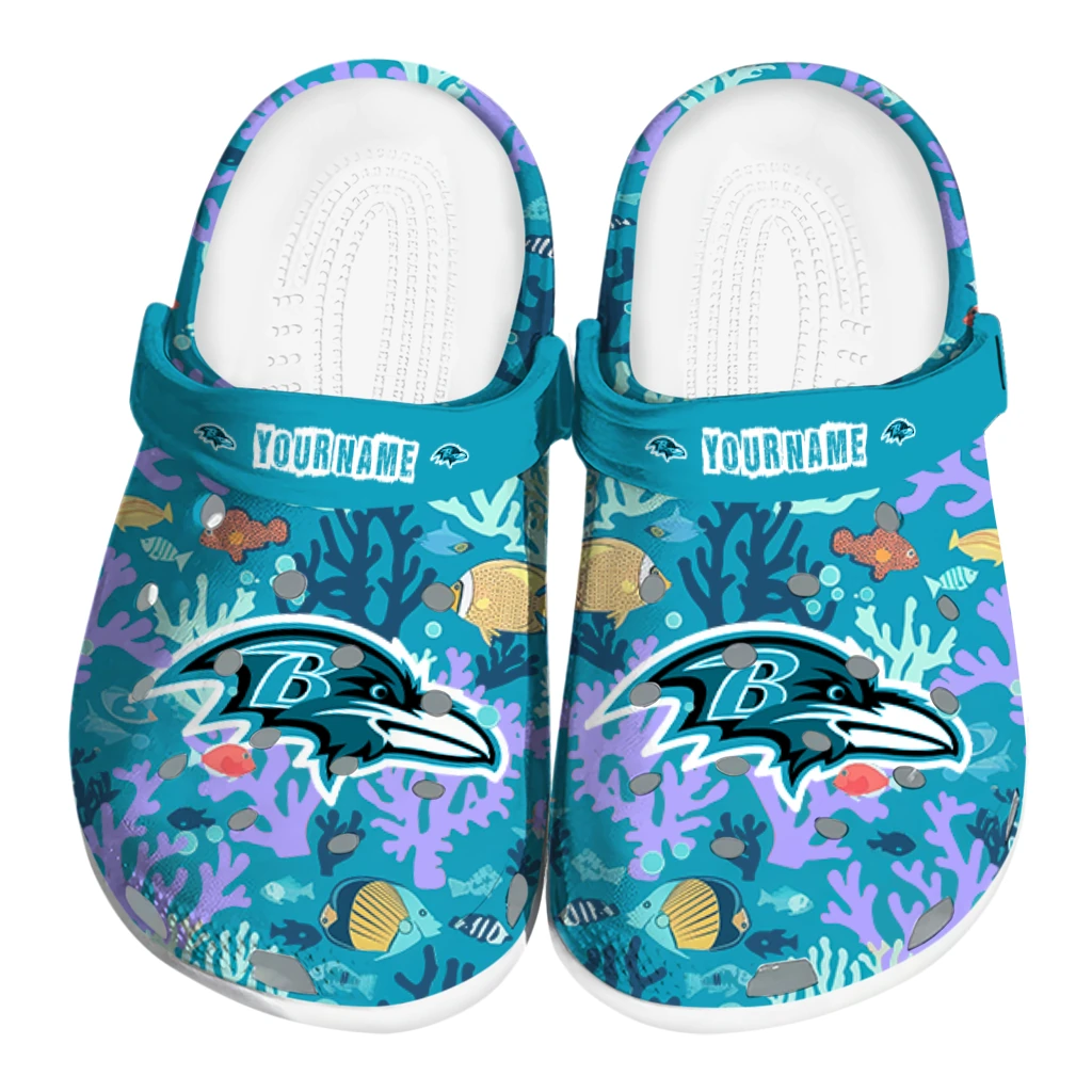 personalized baltimore ravens tropical fish ocean clogs best selling personalized baltimore ravens tropical fish ocean clogs best selling