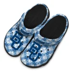 personalized baylor bears snowflake mosaic clogs best selling