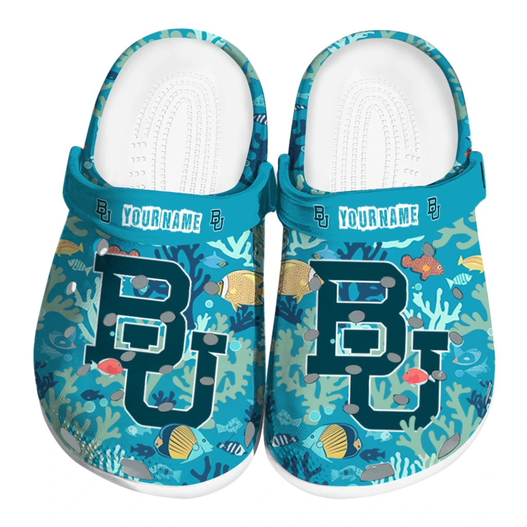 personalized baylor bears tropical fish ocean clogs best selling personalized baylor bears tropical fish ocean clogs best selling
