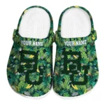 personalized baylor bears tropical leaves clogs best selling