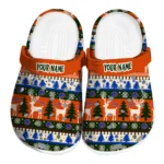 personalized boise state broncos christmas motif clogs best selling