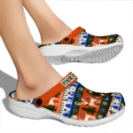personalized boise state broncos christmas motif clogs best selling