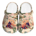 personalized boise state broncos desert cactus pattern clogs best selling