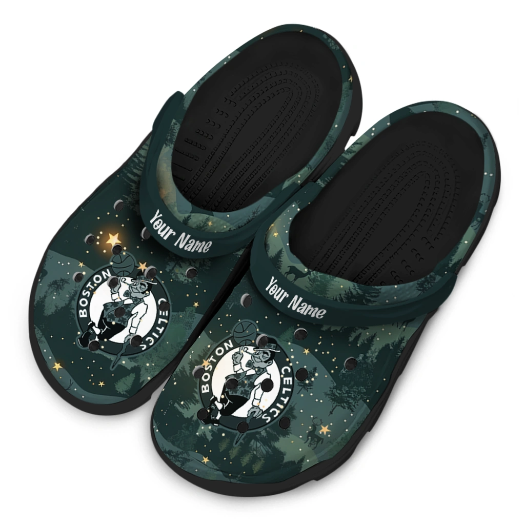 personalized boston celtics deer nightscape clogs latest model personalized boston celtics deer nightscape clogs latest model