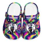 personalized boston celtics swirling mushrooms clogs best selling