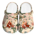 personalized boston red sox desert cactus pattern clogs best selling