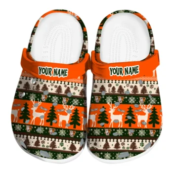 personalized bowling green falcons christmas motif clogs best selling