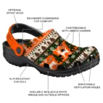 personalized bowling green falcons christmas motif clogs best selling