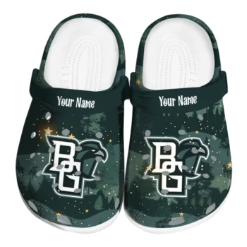 personalized bowling green falcons deer nightscape clogs best selling