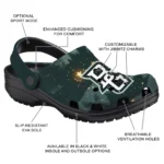 personalized bowling green falcons deer nightscape clogs best selling