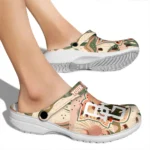 personalized bowling green falcons desert cactus pattern clogs best selling
