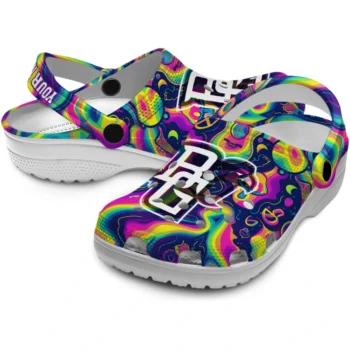 personalized bowling green falcons swirling mushrooms clogs high quality