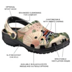 personalized buffalo bills desert cactus pattern clogs best selling
