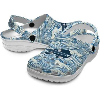 personalized buffalo bills sea swirls clogs high quality