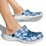 personalized buffalo bulls snowflake mosaic clogs best selling