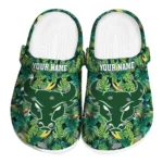 personalized buffalo bulls tropical leaves clogs best selling