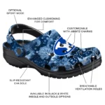 personalized byu cougars snowy hills clogs best selling