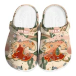 personalized calgary flames desert cactus pattern clogs best selling