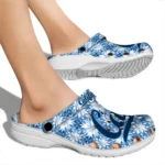 personalized california golden bears snowflake mosaic clogs best selling