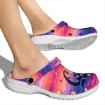 personalized california golden bears wavy stripes clogs best selling